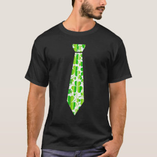 T-shirt Necktie St Paddys Day Irish Cravat Ireland St Part