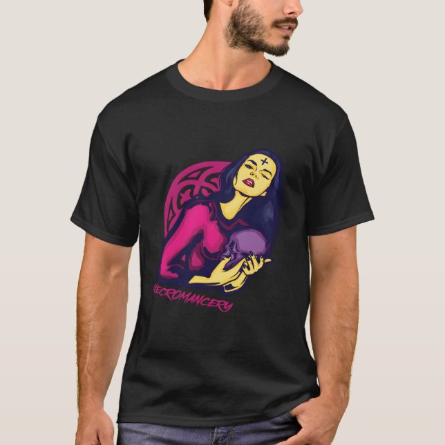 T-shirt Necromancy Gothique Cadeau Pastel Goth (Devant)