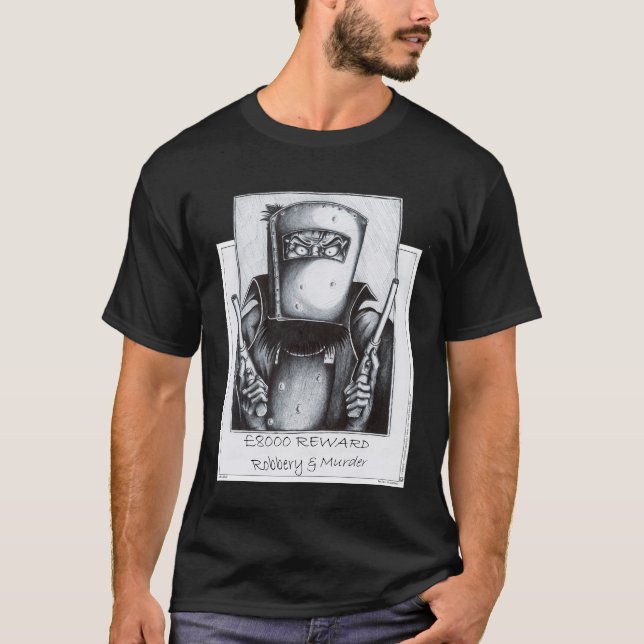 T-shirt Ned Kelly : Recherché (Devant)