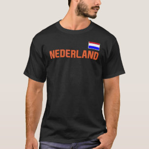 T-shirt Nederland Flag Dutch Pride Pays-Bas Internation