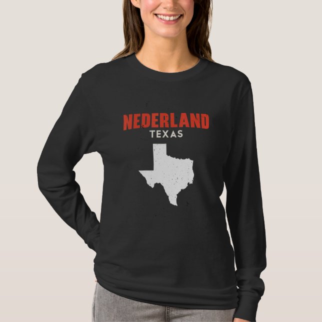T-shirt Nederland Texas USA State America Travel Texas (Devant)