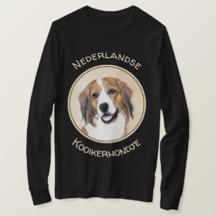 T-shirt Nederlandse Kooikerhondje Peinture - L'art du chie