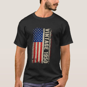T-shirt Née en 1950 vintage de 75 ans 75e anniversaire Ame