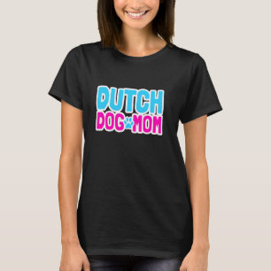T-shirt Néerlandais Berger Dutchie Maman Chien Paw Été