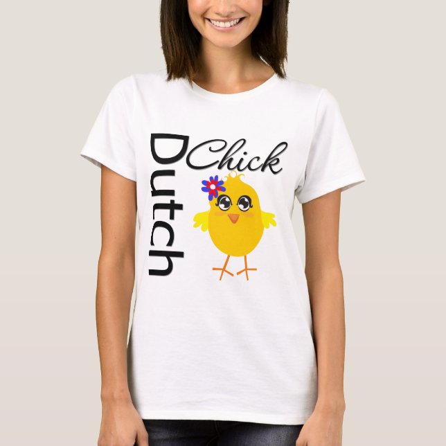 T-shirt Néerlandais Chick (Devant)