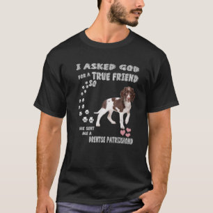 T-shirt Néerlandais Partridge Chien Maman Papa Imprimer, M