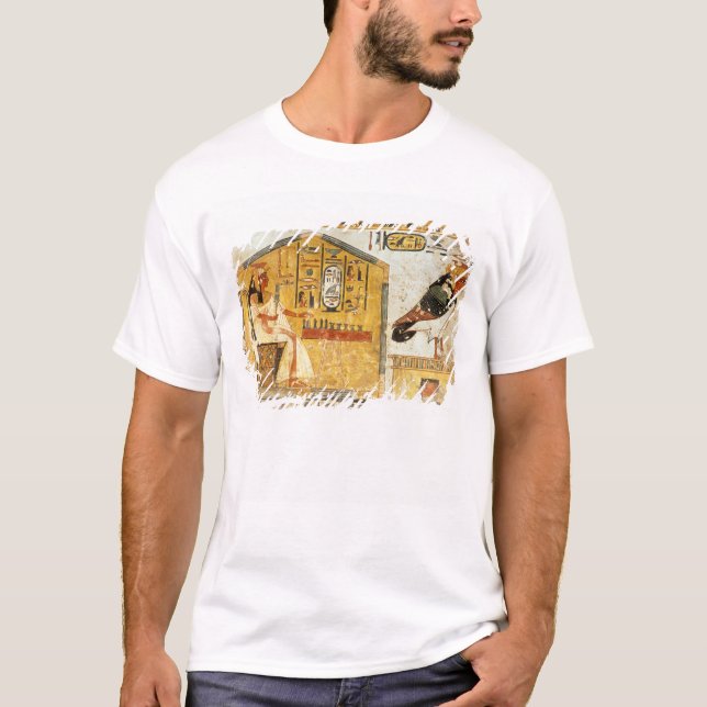T-shirt Nefertari jouant le senet (Devant)