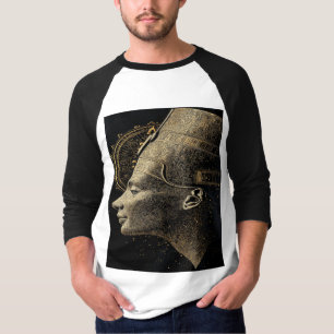T-shirt Néfertiti Ligne Silhouette Moderne Art