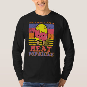 T-shirt Négatif Je Suis Un Popsicle De Viande Pour Hommes 