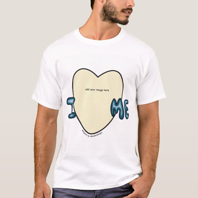 T-shirt Négatifs Je M'Aime Bubbly Design (Devant)