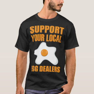 T-shirt Négociant en œufs de poule   Poulet