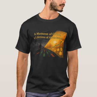T-shirt Négociant Motivé pour le Broyage et l'Abondance