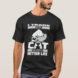 T-shirt Négociation de Chat en Bourse au Jour Négociant