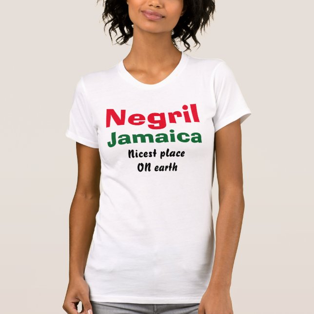 T-shirt Negril Jamaïque (Devant)