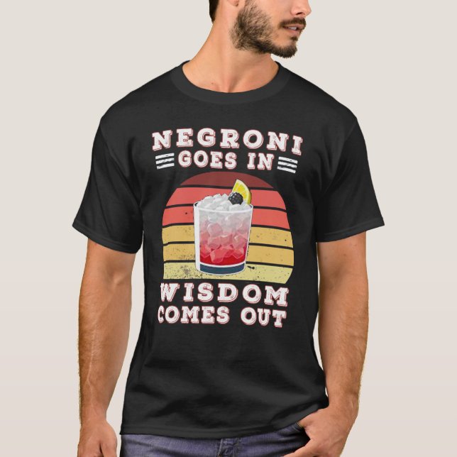 T-shirt Negroni va dans la sagesse sort (Devant)