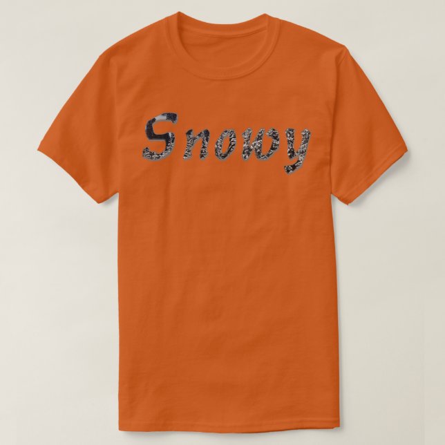 T-shirt Neige (Design devant)