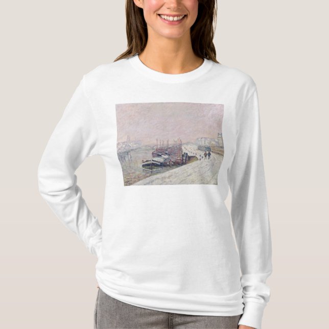 T-shirt Neige à Rouen (Devant)