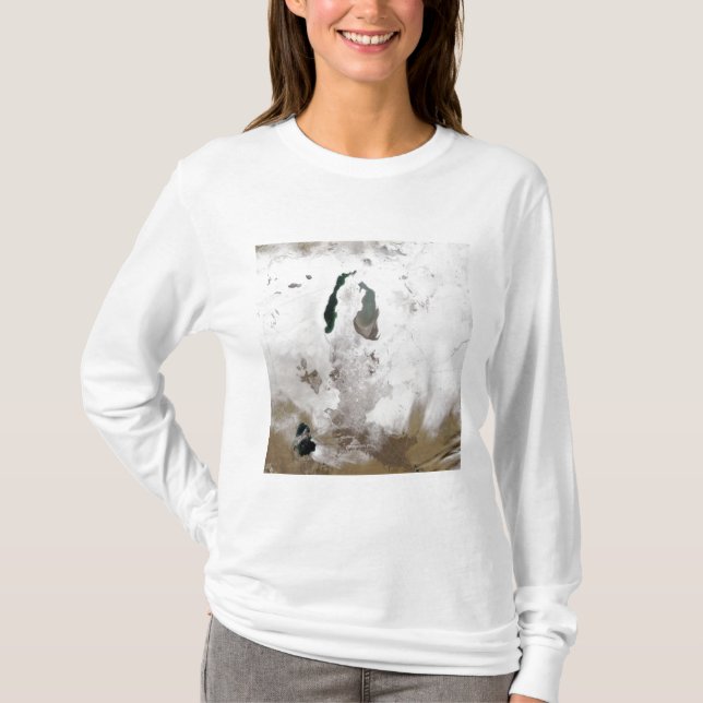 T-shirt Neige autour de la mer d'Aral (Devant)