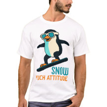 Neige beaucoup d'attitude