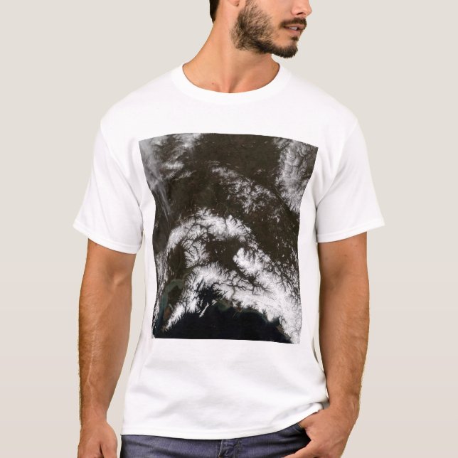 T-shirt Neige dans le centre sud de l'Alaska (Devant)