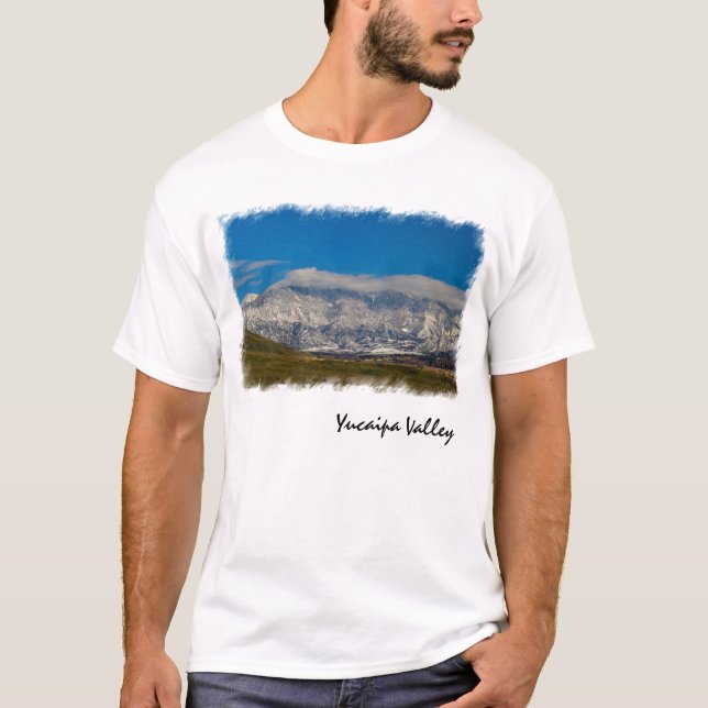 T-shirt Neige de la vallée du Yucaipa (Devant)