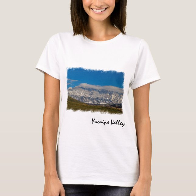 T-shirt Neige de la vallée du Yucaipa (Devant)