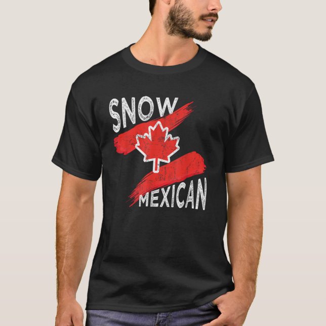 T-shirt Neige Mexicaine  (Devant)