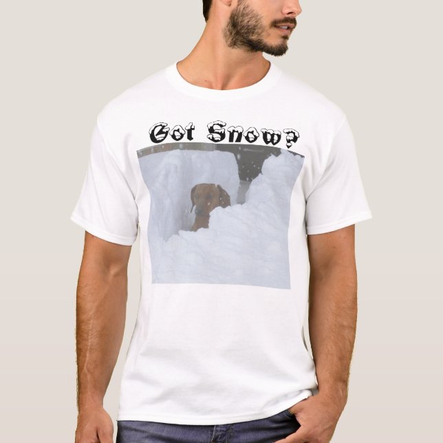 T-shirt Neige obtenue ? (Devant)