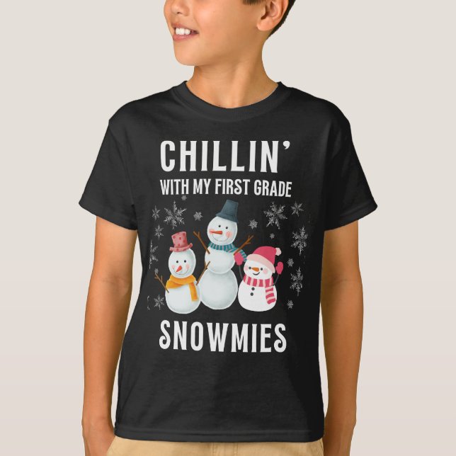 T-shirt neiges de première classe (Devant)