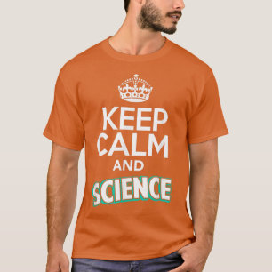 T-shirt Neil deGrasse Tyson Conserver le calme et la scien