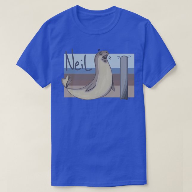 T-shirt Neil the Seal vs A Pole (Design devant)