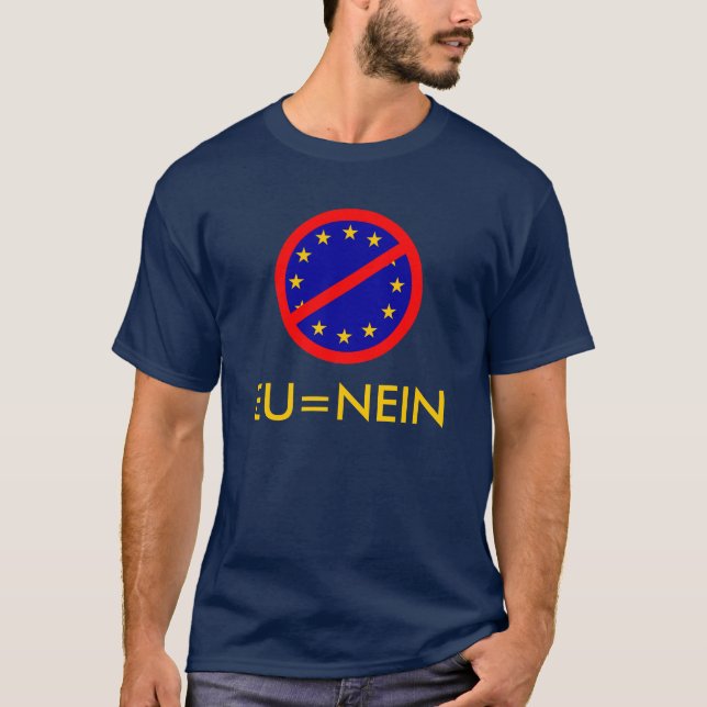 T-shirt NEIN à l'UE (Devant)