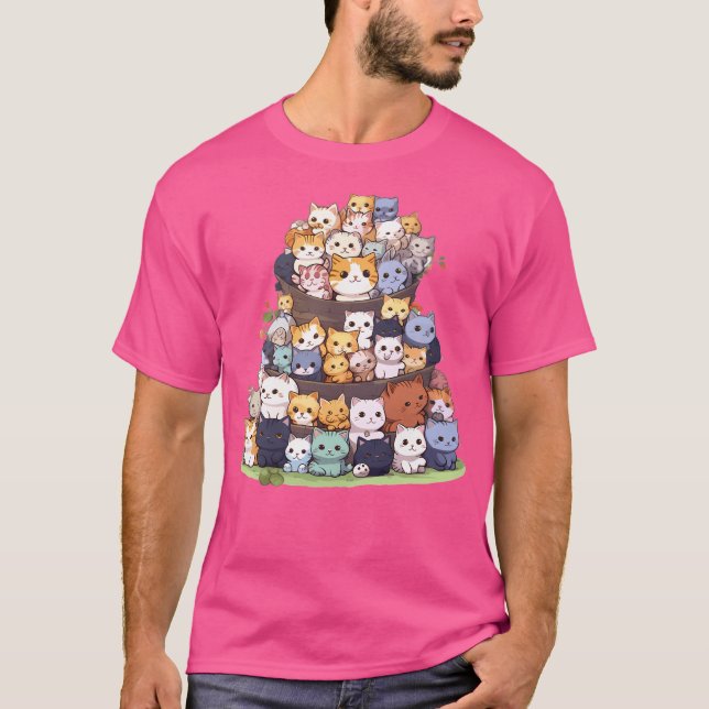 T-shirt Neko Atsume (Devant)