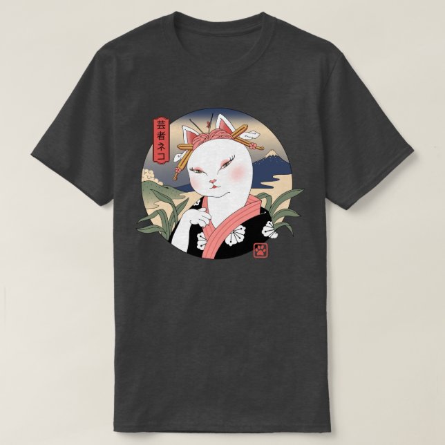 T-shirt Neko Geisha 1 (Design devant)