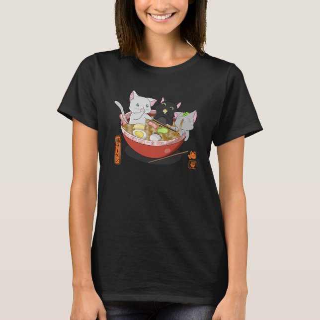 T-shirt Neko Ramen (Devant)