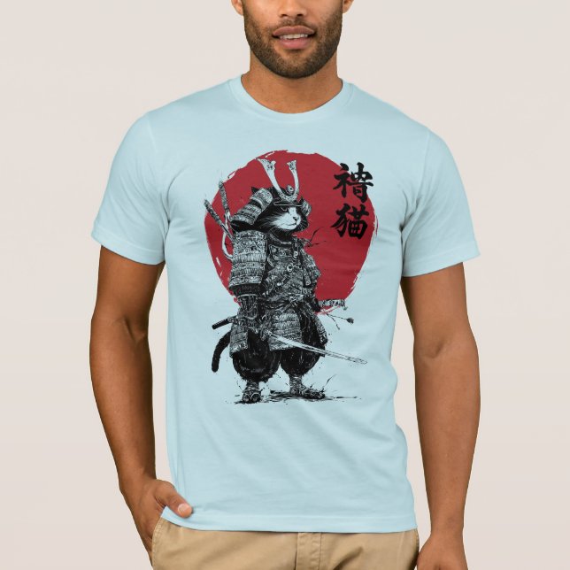 T-shirt Neko Samurai (Devant)