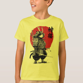 T-shirt Neko Samurai