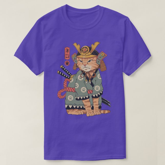 T-shirt Neko Samurai (Design devant)