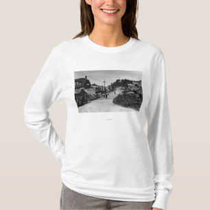T-shirt Nelscott, cottages de bord de l'océan de vue de