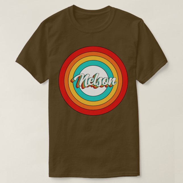 T-shirt Nelson Nom Chemise Vintage Nelson Circle (Design devant)