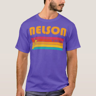 T-shirt Nelson Nouvelle-Zélande Vintage Souvenir déstressé