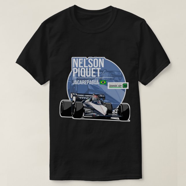 T-shirt Nelson Piquet - 1983 Jacarepagua (Design devant)