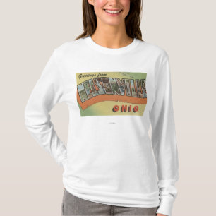 T-shirt Nelsonville, Ohio - grandes scènes de lettre