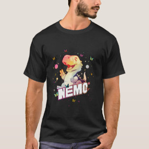 T-shirt NEMO - Nom mignon du garçon avec Dinosaur mignon
