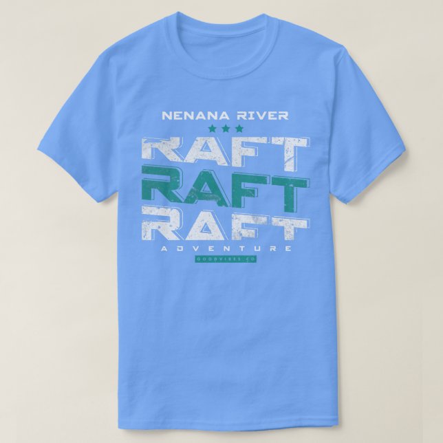 T-shirt Nenana river rafting (1)  (Design devant)