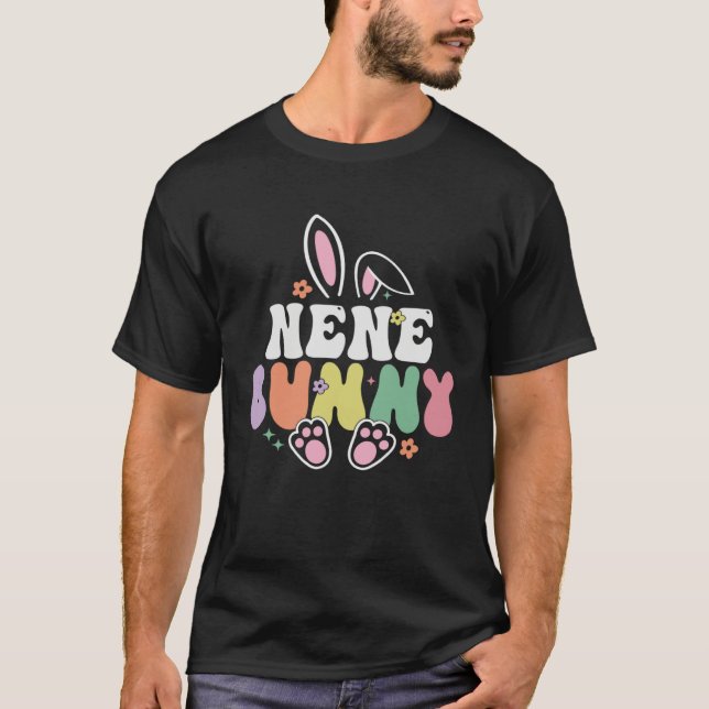 T-shirt Nene Bunny Women Easter Day Rabbit Grandma Family  (Devant)