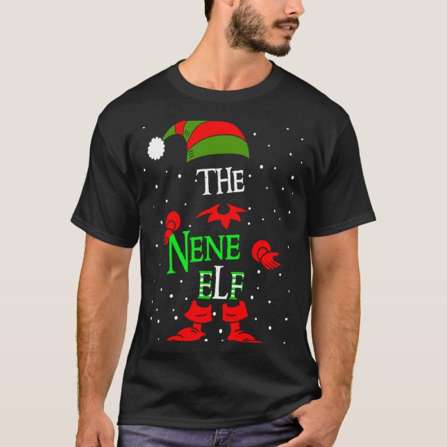 T-shirt Nene Elf Group Matching Family Christmas (Devant)