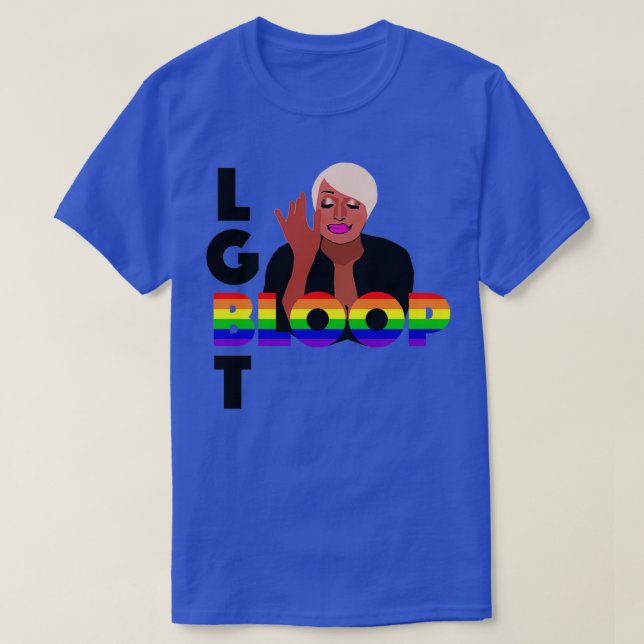 T-shirt NENE LEAKER LGBT Bloop Pride RHOA Real Housewives  (Design devant)