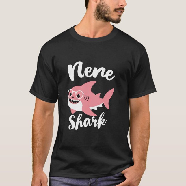 T-shirt Nene Shark Fête des mères grand-mère drôle (Devant)