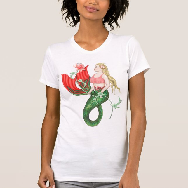 T-shirt Nénuphar Mermaid Imaginaire (Devant)